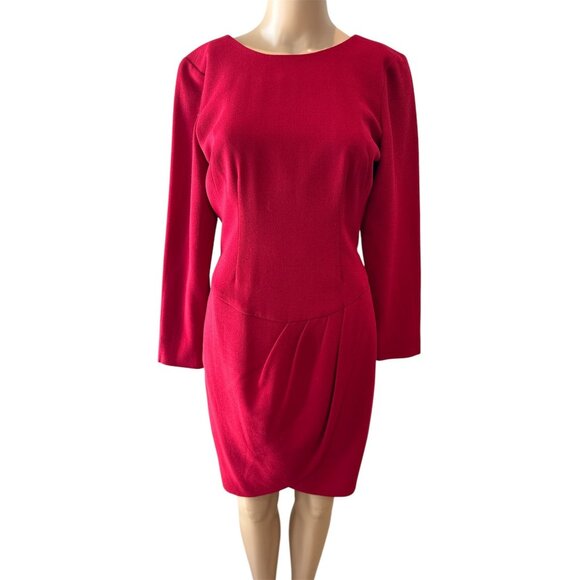 Vintage 90s Episode by Carolyn Wight Freeman Mini Long Sleeve Dress, size 8 - Picture 1 of 15